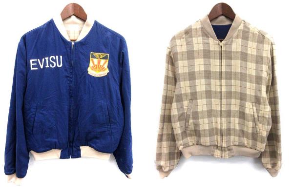 エヴィス EVISU HIDEHIKO YAMANE ジャケット ブルゾン リバーシブル 