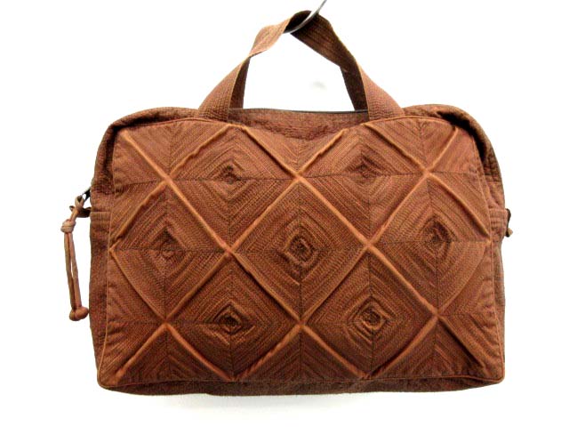 タマシャ TAMASHA ハンドバッグ 総柄 茶 /TK メンズ 081-301901110049