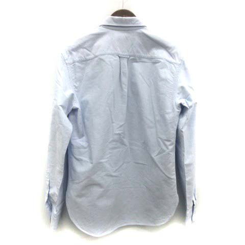 メゾンキツネ MAISON KITSUNE シャツ 長袖 39 青 /TK □KRA