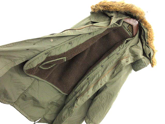 アルファ ALPHA INDUSTRIES モッズコート ミリタリー ボア ライナー