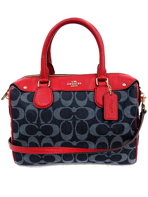 コーチ COACH ハンドバッグ ミニボストン ショルダー シグネチャー 