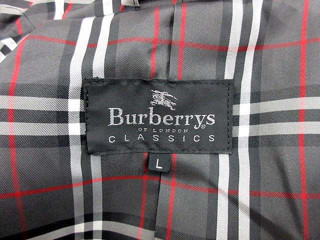 バーバリーズ Burberrys ロングコート ジップアップ フード付き ウール 