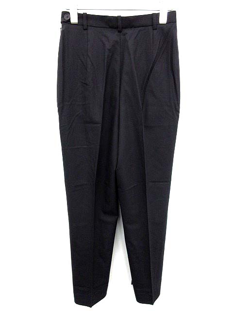 エルメス HERMES パンツ スラックス チェック ウール カシミア混