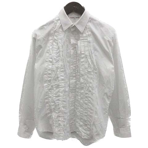 Rebuild by Needles 長袖シャツ ニードルス Needles REBUILD シャツ RIBBON SHIRT 長袖 XS 白 ホワイト