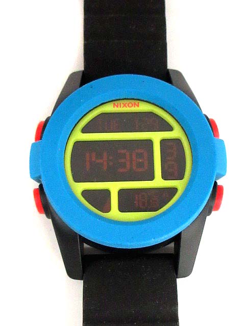 ニクソン NIXON 腕時計 ウォッチ ユニット Unit デジタル クォーツ 青
