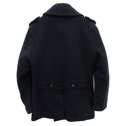 ペルバッコ PER BACCO ビームス BEAMS Pコート ピーコート 44 紺 /YM 