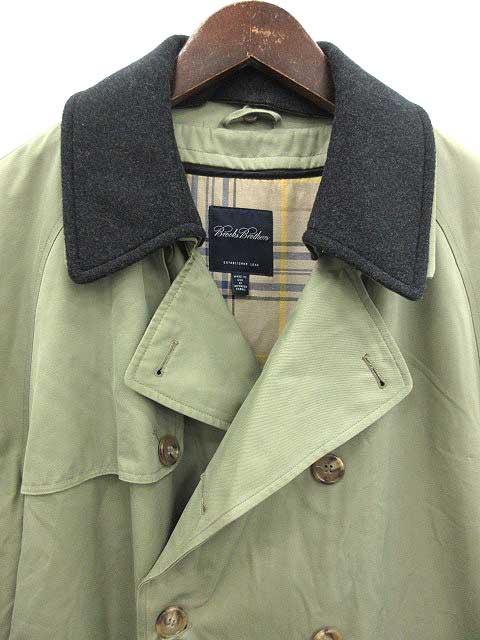 ブルックスブラザーズ BROOKS BROTHERS トレンチコート ロング カーキ