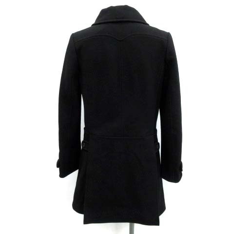 アーペーセー A.P.C. ダッフルコート ウール 36 黒 /EK