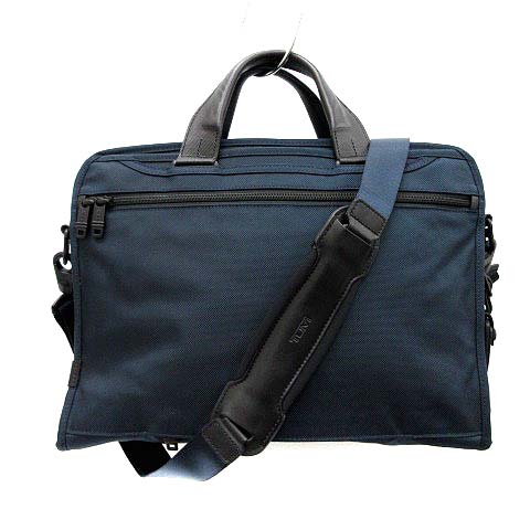 【美品】TUMI × SHIPS 26108NVS2E ビジネスバッグ ネイビー トゥミ TUMI SHIPS ビジネスバッグ ブリーフケース ハンド