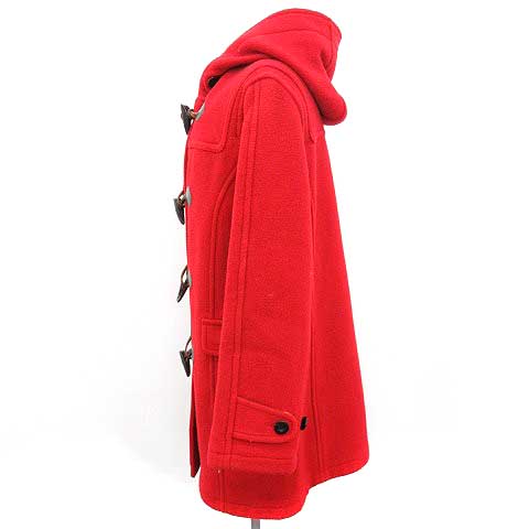 Burberry 赤 ウール ダッフルコート BURBERRY ダッフルコート - メルカリ