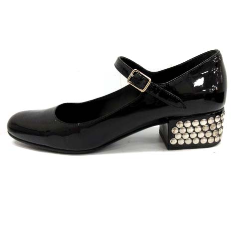 サンローラン パリ SAINT LAURENT PARIS パンプス エナメル ストラップ 