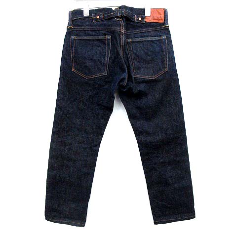 ダブルアールエル RRL デニムパンツ シンチバック 赤耳 ボタンフライ 
