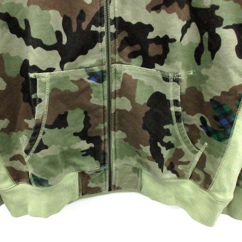 ゆ*可様 Stussy 迷彩柄 ジップアップパーカー　old stussy ゆ*可様 Stussy 迷彩柄 ジップアップパーカー old stussy