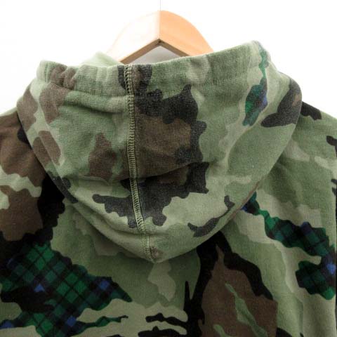 ステューシー STUSSY AUTHENTIC パーカー ジップアップ 迷彩柄
