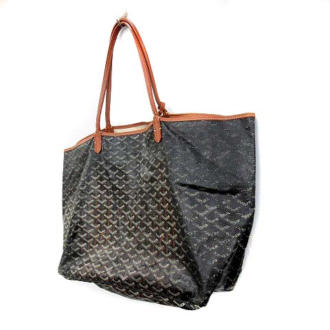 ゴヤール GOYARD サンルイ GM トートバッグ 黒 茶 /☆Q2○D メンズ