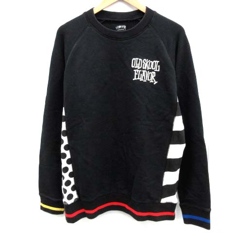 ステューシー STUSSY AUTHENTIC スウェット トレーナー ドット 長袖 L 