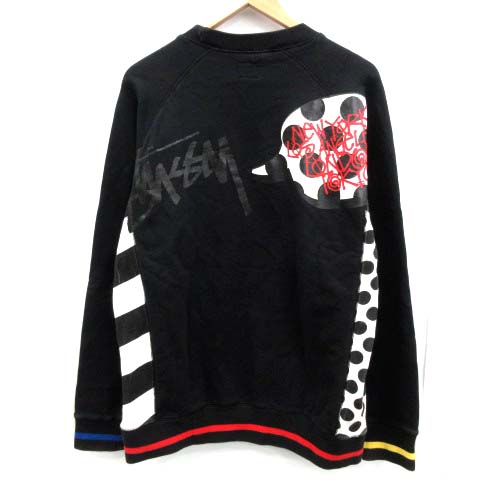 ステューシー STUSSY AUTHENTIC スウェット トレーナー ドット 長袖 L 