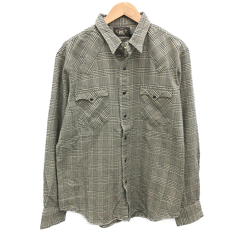 M欲しいのRRL 千鳥チェック シャツ シャツ メンズM¥44,109-epmhv 人気総合 RRL 千鳥チェック シャツ シャツ