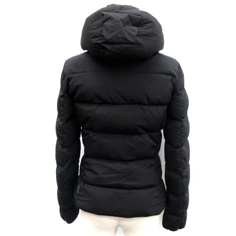 モンクレール MONCLER ARUM ダウンジャケット フード 0 黒 /EK ○D