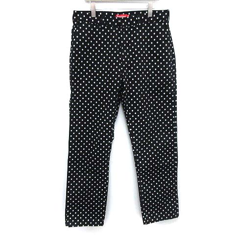 シュプリーム SUPREME パンツ ワーク Work Pant Black Polka Dot 