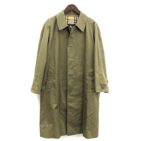 バーバリー Burberry ステンカラーコート カーキ Tk メンズ 081 ベクトルパーク