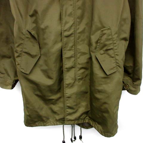 ナノユニバース Nano Universe The 1st Floor モッズコート ミリタリー M カーキ Ek メンズ 081 ベクトルパーク