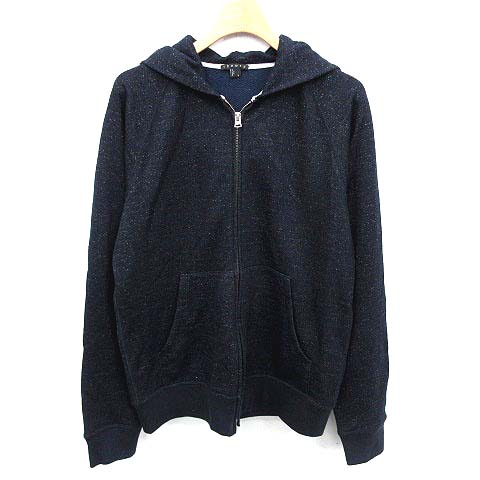 セオリー theory パーカー スウェット ジップアップ 長袖 S 紺 /YM 
