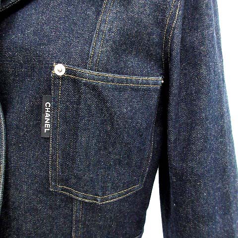 シャネル CHANEL Gジャン デニム ジャケット 96年 ココシャネルボタン 