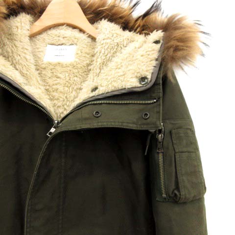 ステュディオス STUDIOUS モッズコート ラクーンファー ボアライナー 1