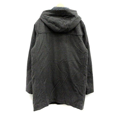 Brooks Brothers ダッフルコート ダークグレー ウール ダブルフェイス プラッド ロングダッフルコート | Brooks