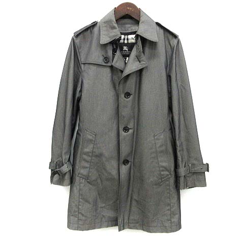 BURBERRY BLACK LABEL グレー トレンチコート