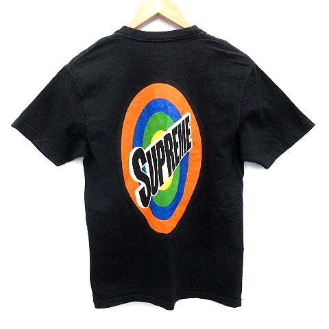 シュプリーム SUPREME Tシャツ 半袖 ロゴプリント USA製 黒 M シュプリーム SUPREME Tシャツ 半袖 ロゴプリント USA製 黒 M