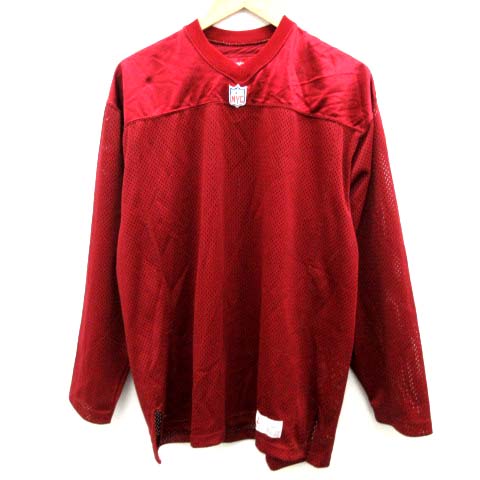 シュプリーム SUPREME フットボールシャツ カットソー 長袖 L ボルドー 