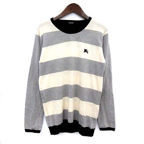 バーバリーブラックレーベル BURBERRY BLACK LABEL ニット ボーダー 