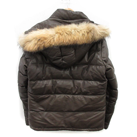 ユナイテッドアローズ UNITED ARROWS ダウンジャケット レザー 