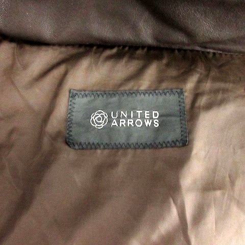 ユナイテッドアローズ UNITED ARROWS ダウンジャケット レザー