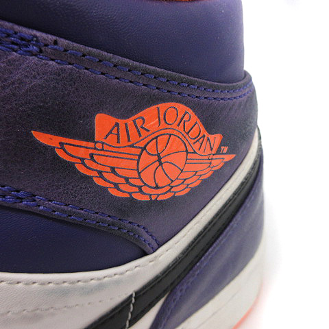 P*P様 Nike Air Jordan ハイカットシューズ 紫/オレンジ ナイキ NIKE AIR JORDAN スニーカー ハイカット 27 白 紫