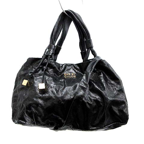 シーバイクロエ SEE BY CHLOE バッグ ハンド ショルダー 2WAY エナメル 