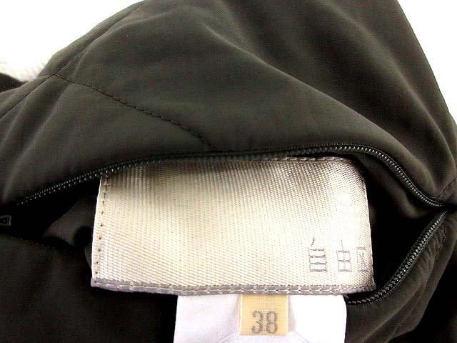 自由区 オンワード樫山 17AW ダウン ベスト リバーシブル フード 38 
