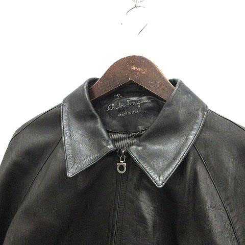 サルヴァトーレフェラガモ Salvatore Ferragamo ジャケット 革ジャン 