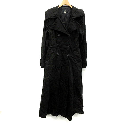 ブラックピースナウ BLACK PEACE NOW トレンチコート ロング M 黒  
