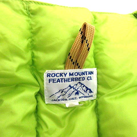 美品 ロッキーマウンテンフェザーベッド ダウンベスト オリーブ 38 楽天市場】2020 MODEL ロッキー マウンテン フェザーベッド
