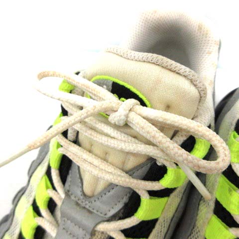 ナイキ エア マックス95 ランニングクラブ刺繍ロゴハイテクスニーカー 26.5 NIKE ☆ AIR MAX 95 OG NEON ☆ CT1689-001 (Nike/スニーカー