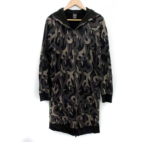 ナンバーナイン NUMBER (N)INE トライバルパーカー 長袖 ロング丈