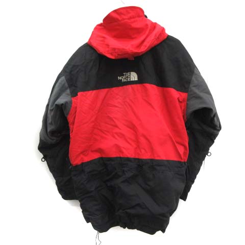 THE NORTH FACE フード付きジャケット 赤/黒 ナイロン THE NORTH FACE