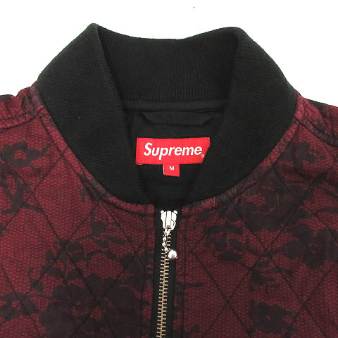 シュプリーム SUPREME 17SS quilted lacebomber jacket ジャケット 