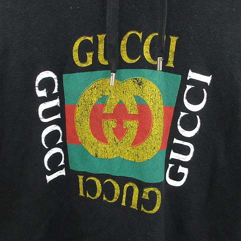 グッチ GUCCI パーカー スウェット プルオーバー 長袖 ロゴ インター 