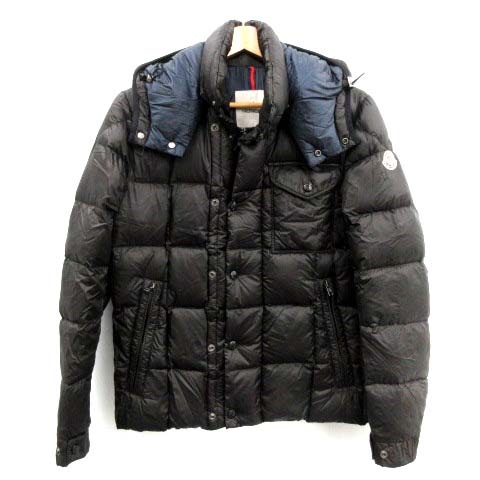 モンクレール MONCLER ダウンジャケット コルム KORUM フード 0 黒 