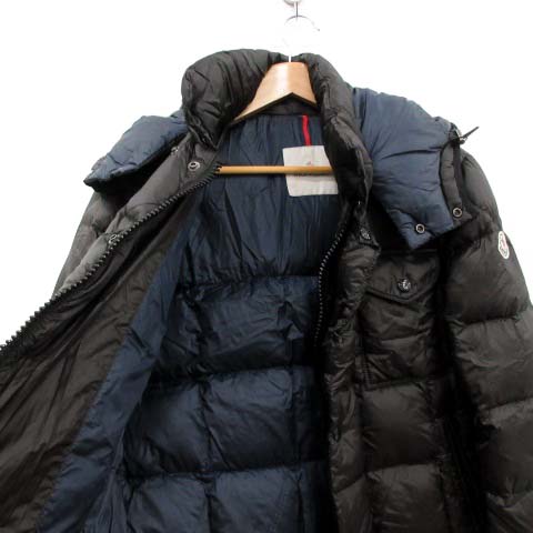 モンクレール MONCLER ダウンジャケット コルム KORUM フード 0 黒 