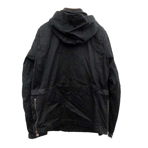 ディーゼル DIESEL マウンテンパーカー コート フード S 黒 /☆G 